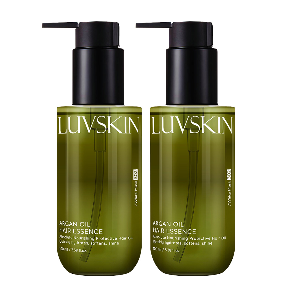 루브스킨 아르간오일 헤어에센스(화이트머스크향) 100ml x 2개