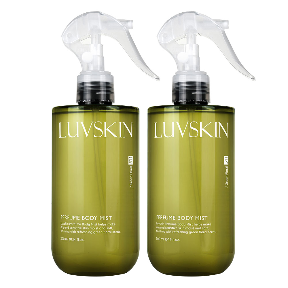 루브스킨 퍼퓸 바디미스트(그린플로럴향) 300ml x 2개