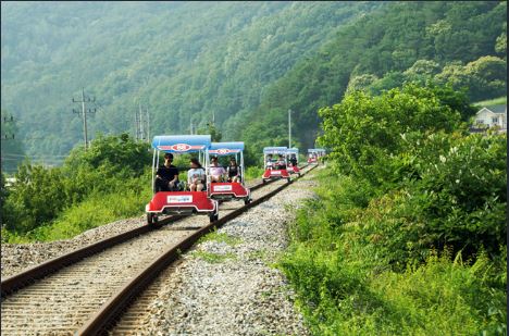 강원 원주 레일바이크 메인 이미지