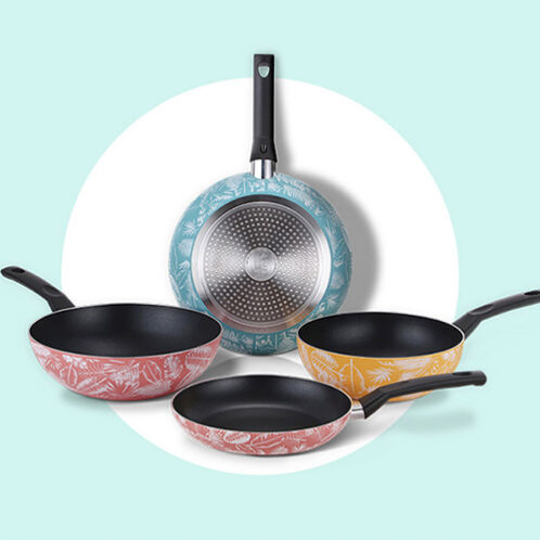 [BEKA] 그래픽 IH인덕션 프라이팬 4종 홈세트