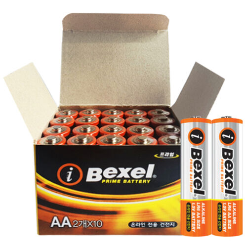 [백셀]  i-벡셀 알카라인 건전지 AA(중형_20입)