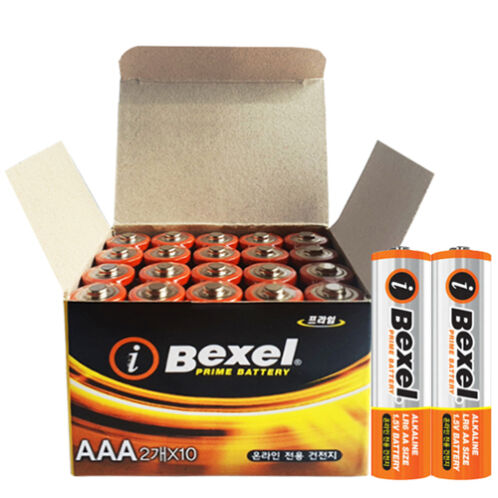 [백셀]  i-벡셀 알카라인 건전지 AAA(소형_20입)