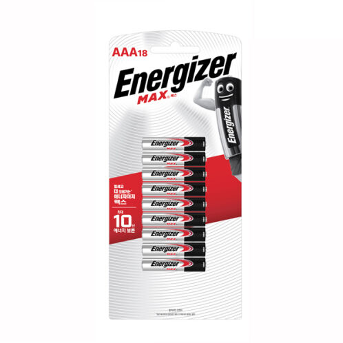 [건전지] 에너자이저 알카라인 [AA(중형_18입) / AAA(소형_18입)]