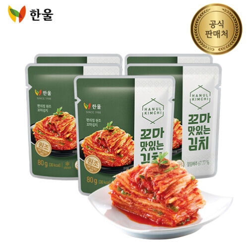 [한울] 간편한 맛김치 80g*3 ~ 80g*5