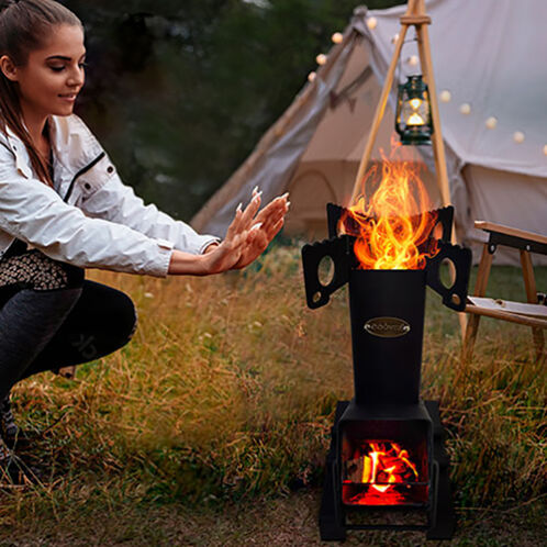 [COOVER] 캠핑용 강철 로켓스토브 COOVER-CKRS