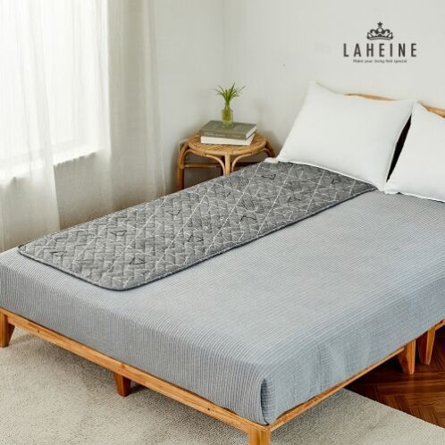 [라헨느] 국내제조_스노우그레이_탄소열선 카본매트 워셔블 양면 전기요 [미니싱글~패밀리]