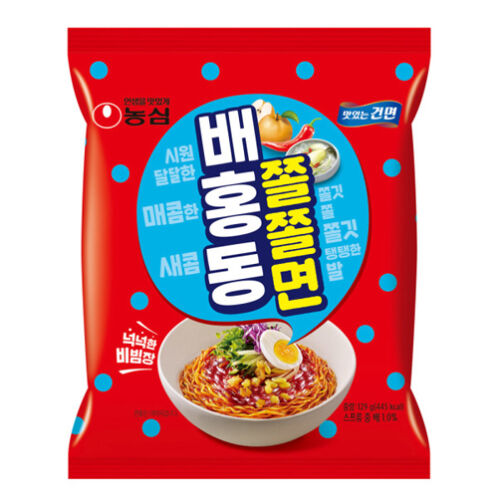 [농심] 배홍동 쫄쫄면 129g 32개입