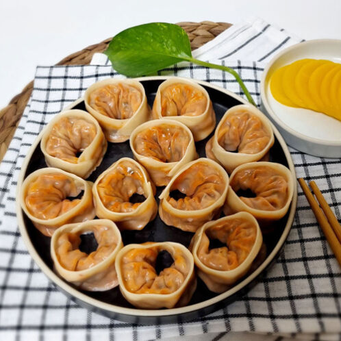 [나래] 깐브로 손만두 1.4kg*2봉 [고기만두/김치만두]