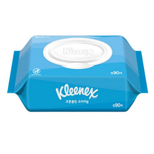 [크리넥스] 수앤수_코튼클린 오리지날 물티슈 캡형90매x5