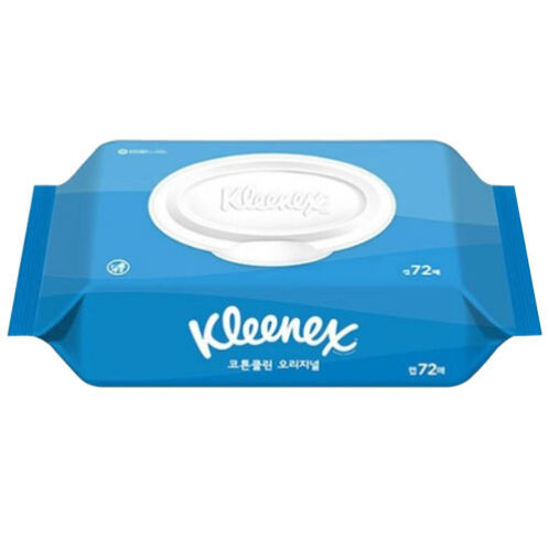 [크리넥스] 수앤수_코튼클린 오리지날 물티슈 캡형72매x6