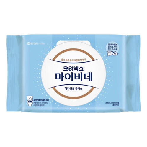 [크리넥스] 마이비데 물티슈 캡형46매x4