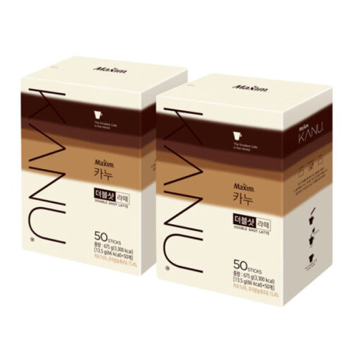 [맥심] 카누 더블샷 라떼 [50티/50T+50T]