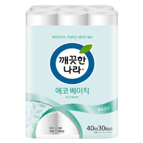 [깨끗한나라] 에코 베이직 2겹 40m 30롤