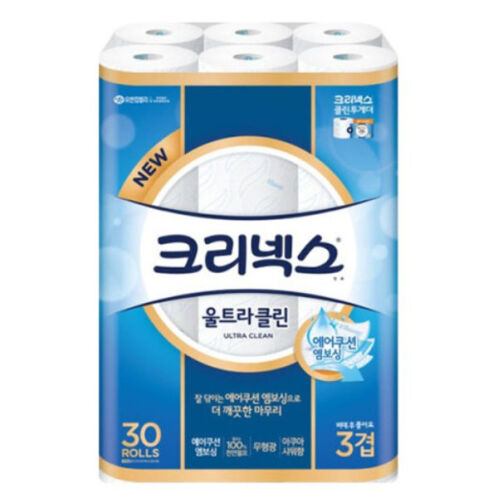 [크리넥스] 울트라클린 3겹 25m 30롤