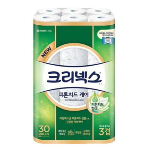 [크리넥스] 피톤치드케어 3겹 27m 30롤