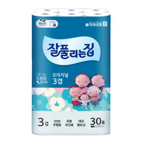 [잘풀리는집] 오리지널 3겹데코 27m 30롤*3팩