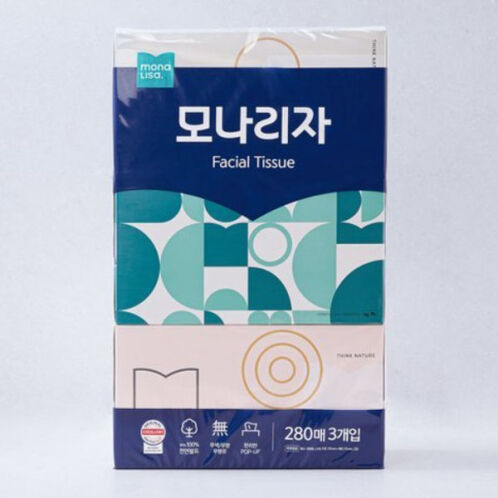 [모나리자] 미용티슈 280매x3입