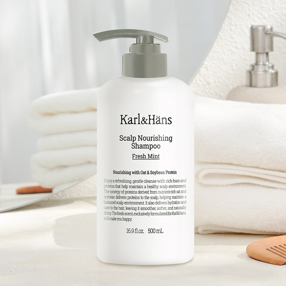 칼앤한스 스칼프너리싱 샴푸 500ml 프레시민트/멜로우코코넛