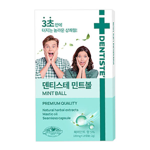 [덴티스테] 민트볼 100mlg*20캡슐x2개