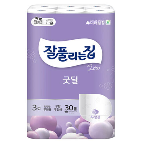 [잘풀리는집] 굿딜 무형광 3겹 30m 30롤