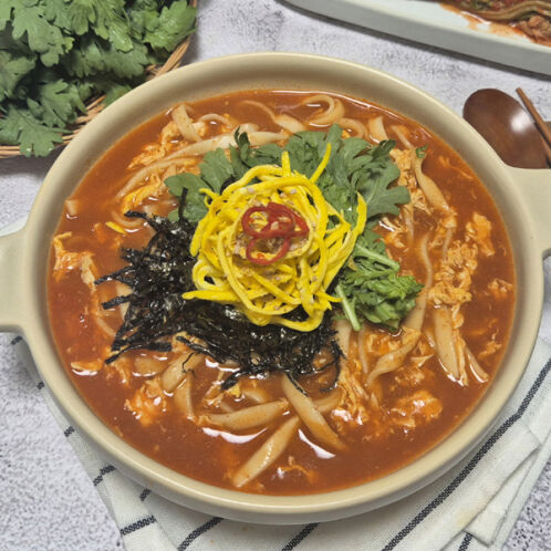 [대전명물] 공주 얼큰이 칼국수 5인세트 (생면5+소스5)