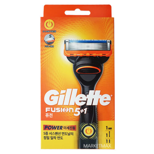 [질레트] 퓨전 면도기 매뉴얼 2UP (본체1개/면도날2개)