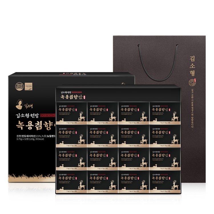 [김소형원장]녹용 침향단 쇼핑백포함 (3.75g x 32환)