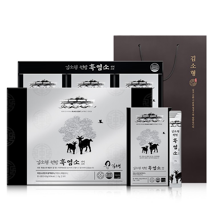 [김소형원장]흑염소 진액스틱 쇼핑백포함 (15g x 30포)