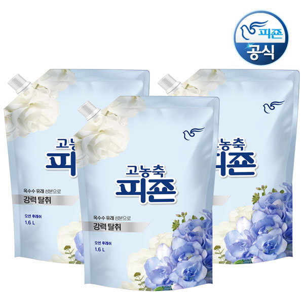 피죤 고농축 섬유유연제 오리지널 1.6Lx3